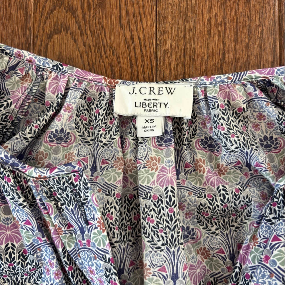 J. Crew Liberty Floral Shirt - Multicolor - Picture 4 of 6